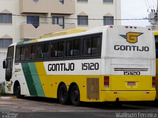 Empresa Gontijo de Transportes 15120 na cidade de Uberaba, Minas Gerais, Brasil, por Wallison Ferreira. ID da foto: 1570891.