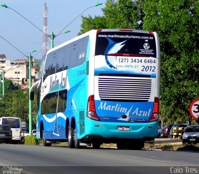 Marlim Azul Turismo 2012 na cidade de São Mateus, Espírito Santo, Brasil, por Caio Trés. Número da foto: #1511037.