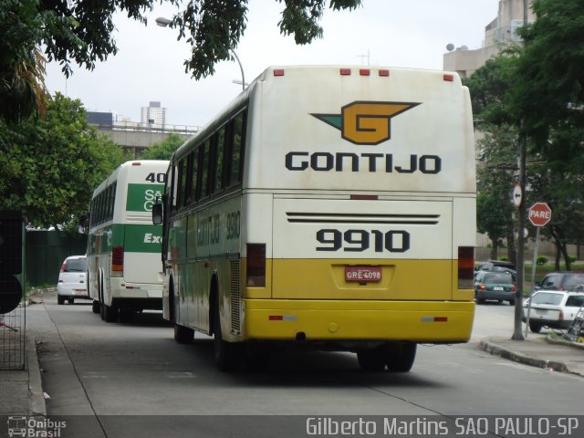 Empresa Gontijo de Transportes 9910 na cidade de São Paulo, São Paulo, Brasil, por Gilberto Martins. ID da foto: 1512205.