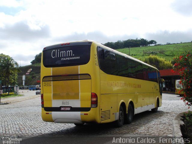 Viação Itapemirim 8655 na cidade de João Monlevade, Minas Gerais, Brasil, por Antonio Carlos Fernandes. Número da foto: #1510859.