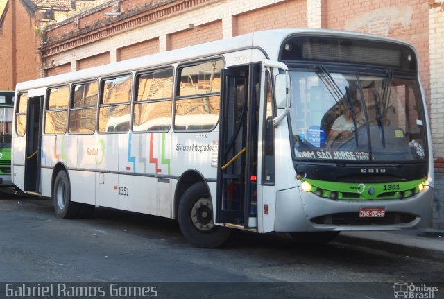 Viação Millenium 1351 na cidade de Piracicaba, São Paulo, Brasil, por Gabriel Ramos Gomes. ID da foto: 1510236.