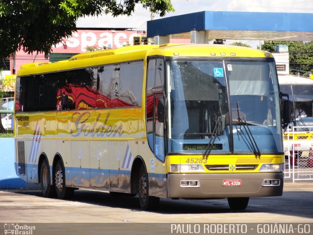 Viação Itapemirim 45283 na cidade de Goiânia, Goiás, Brasil, por Paulo Roberto de Morais Amorim. Número da foto: #1512035.
