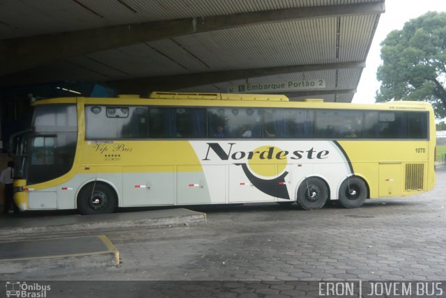 Viação Nordeste 1070 na cidade de João Pessoa, Paraíba, Brasil, por Eronildo Assunção. Número da foto: #1573103.