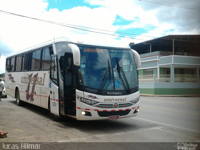 Universal Turismo 1030 na cidade de São João del Rei, Minas Gerais, Brasil, por Jose Hilmar. Número da foto: #1574005.