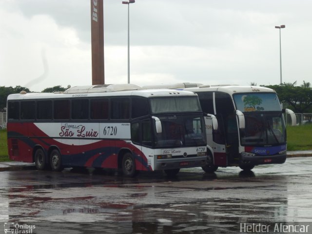 Expresso São Luiz 6720 na cidade de Goiânia, Goiás, Brasil, por Helder Alencar. ID da foto: 1573980.