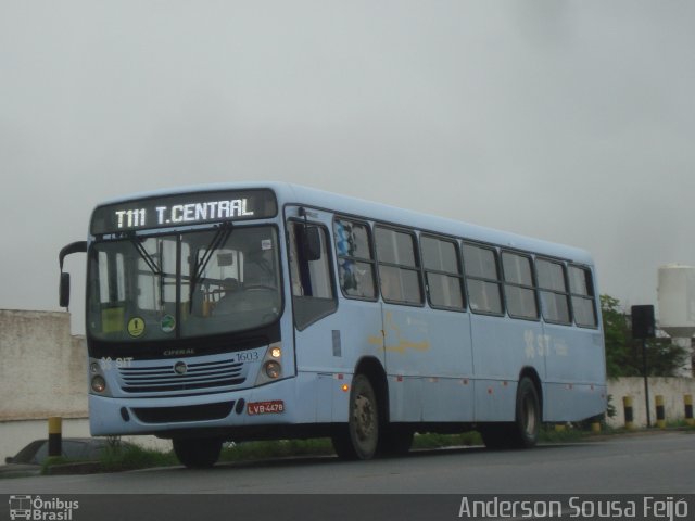 SIT Macaé Transportes 1603 na cidade de Macaé, Rio de Janeiro, Brasil, por Anderson Sousa Feijó. Número da foto: #1572155.