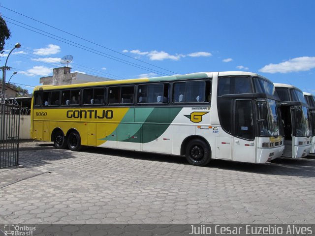 Empresa Gontijo de Transportes 11060 na cidade de João Monlevade, Minas Gerais, Brasil, por Julio Cesar Euzebio Alves. ID da foto: 1572720.