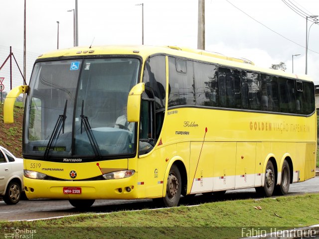 Viação Itapemirim 5519 na cidade de Belo Horizonte, Minas Gerais, Brasil, por Fábio Henrique. ID da foto: 1572925.