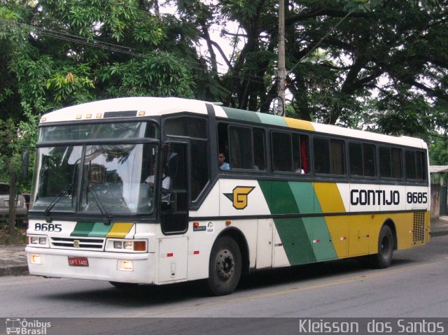Empresa Gontijo de Transportes 8685 na cidade de Belo Horizonte, Minas Gerais, Brasil, por Kleisson  dos Santos. Número da foto: #1572059.