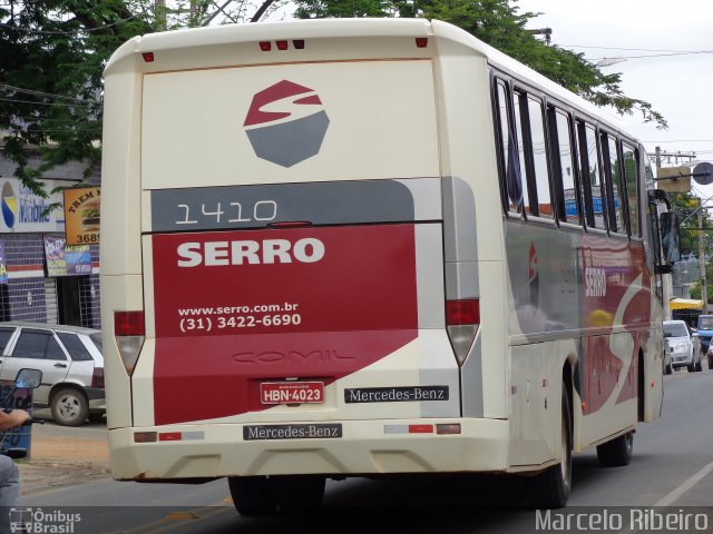 Viação Serro 1410 na cidade de Lagoa Santa, Minas Gerais, Brasil, por Marcelo Ribeiro. ID da foto: 1572714.