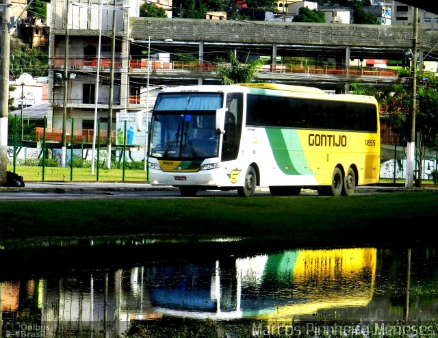 Empresa Gontijo de Transportes 11855 na cidade de Vitória, Espírito Santo, Brasil, por Marcos Pinnheiro Meneses. ID da foto: 1572088.