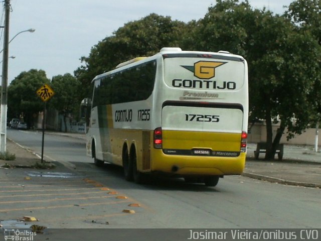 Empresa Gontijo de Transportes 17255 na cidade de Curvelo, Minas Gerais, Brasil, por Josimar Vieira. Número da foto: #1574153.