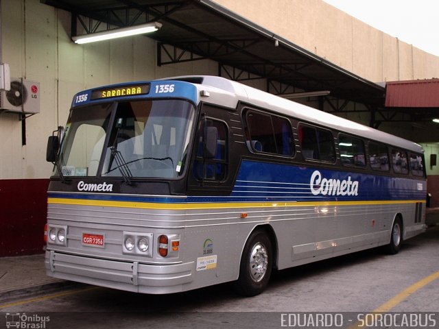 Viação Cometa 1356 na cidade de São Paulo, São Paulo, Brasil, por EDUARDO - SOROCABUS. Número da foto: #1573120.