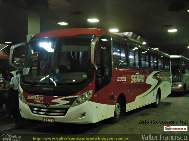 Viação Serro 23811 na cidade de Belo Horizonte, Minas Gerais, Brasil, por Valter Francisco. ID da foto: 1572429.