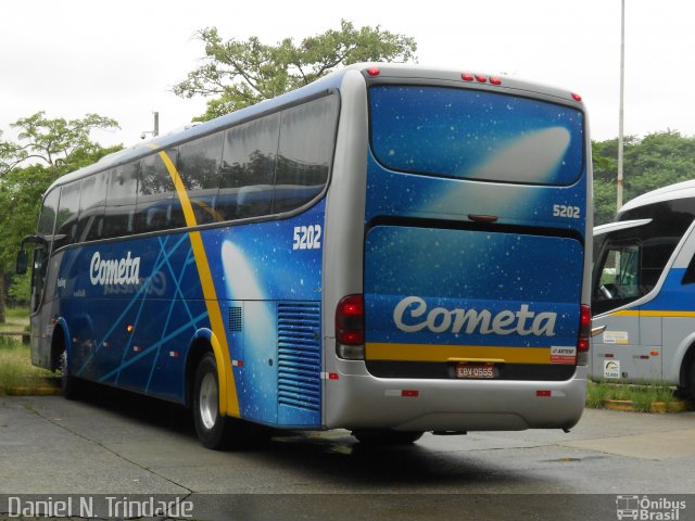 Viação Cometa 5202 na cidade de São Paulo, São Paulo, Brasil, por Daniel Nascimento  Trindade. ID da foto: 1574916.