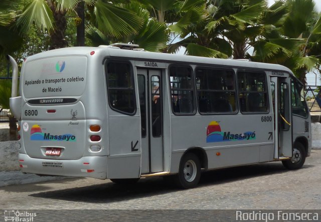 Empresa Auto Viação Massayó 6800 na cidade de Maceió, Alagoas, Brasil, por Rodrigo Fonseca. Número da foto: #1576204.