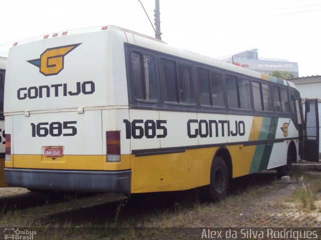 Empresa Gontijo de Transportes 1685 na cidade de Contagem, Minas Gerais, Brasil, por Alex da Silva Rodrigues. ID da foto: 1576391.