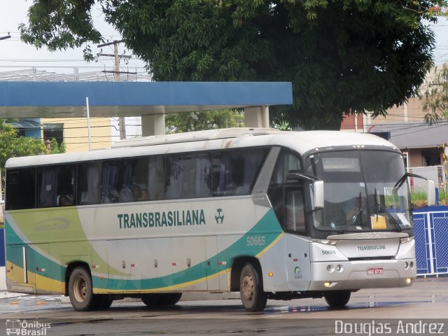 Transbrasiliana Transportes e Turismo 50665 na cidade de Goiânia, Goiás, Brasil, por Douglas Andrez. ID da foto: 1575665.