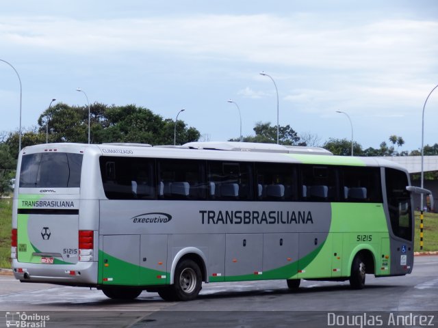 Transbrasiliana Transportes e Turismo 51215 na cidade de Brasília, Distrito Federal, Brasil, por Douglas Andrez. Número da foto: #1575733.