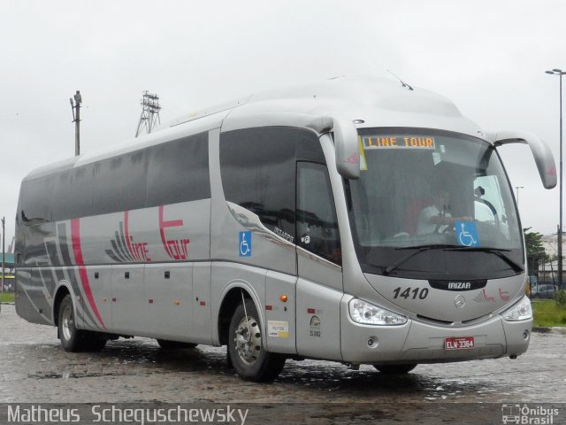 Expresso Line Tour 1410 na cidade de Santos, São Paulo, Brasil, por Matheus  Scheguschewsky. Número da foto: #1576461.
