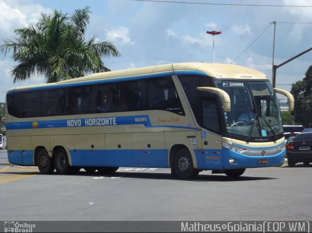 Viação Novo Horizonte 1023911 na cidade de Goiânia, Goiás, Brasil, por Vicente Pinto Moreira. Número da foto: #1512664.