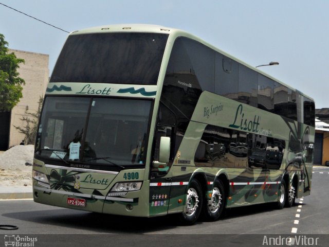 Lisotur Turismo 4900 na cidade de Rio de Janeiro, Rio de Janeiro, Brasil, por André Vitor  Silva dos Santos. Número da foto: #1513247.