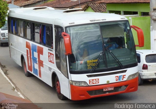 DEF Caruara Turismo > Nova DEF 240 na cidade de São Miguel dos Milagres, Alagoas, Brasil, por Rodrigo Fonseca. Número da foto: #1514382.