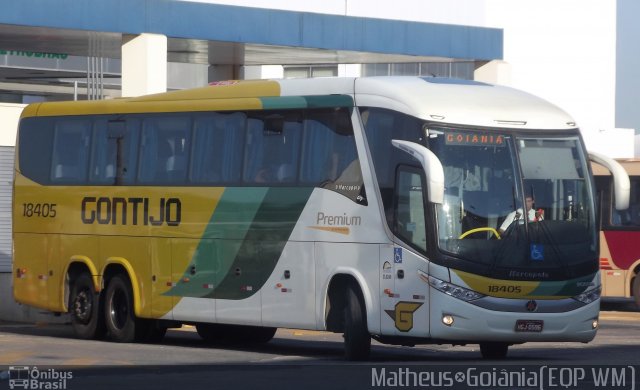 Empresa Gontijo de Transportes 18405 na cidade de Goiânia, Goiás, Brasil, por Vicente Pinto Moreira. Número da foto: #1512653.