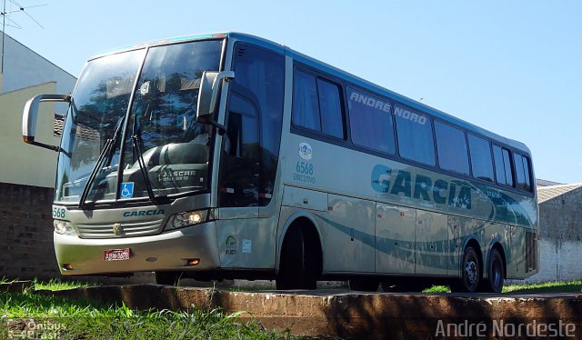 Viação Garcia 6568 na cidade de Mandaguaçu, Paraná, Brasil, por André Nordeste. ID da foto: 1513275.