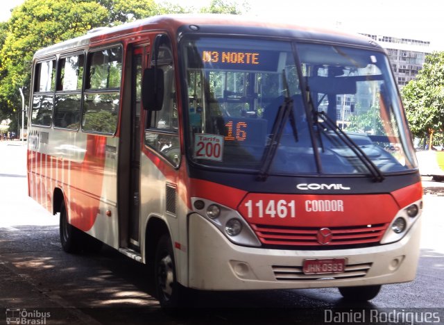 Condor Transportes Urbanos 11461 na cidade de Brasília, Distrito Federal, Brasil, por Daniel Rodrigues. Número da foto: #1514280.