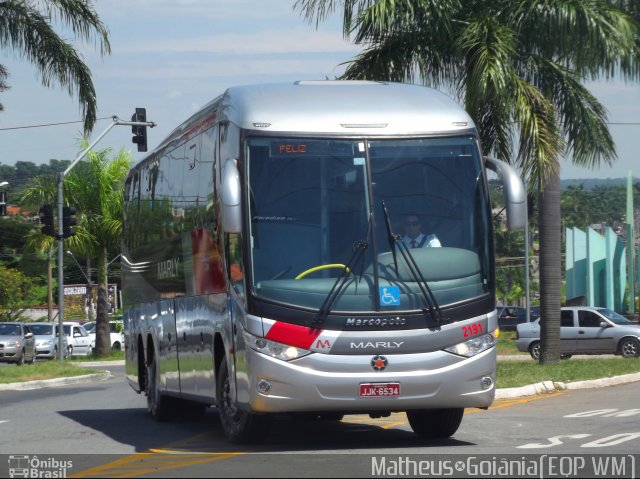 Expresso Marly 2191 na cidade de Goiânia, Goiás, Brasil, por Vicente Pinto Moreira. Número da foto: #1512663.