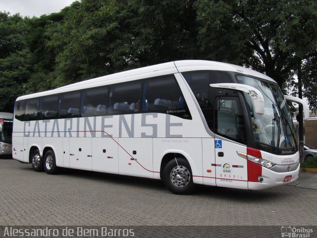 Auto Viação Catarinense 3365 na cidade de São Paulo, São Paulo, Brasil, por Alessandro de Bem Barros. ID da foto: 1513844.