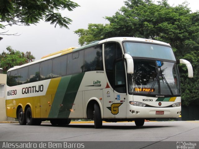 Empresa Gontijo de Transportes 16030 na cidade de São Paulo, São Paulo, Brasil, por Alessandro de Bem Barros. ID da foto: 1513848.