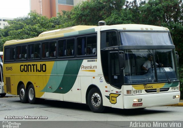 Empresa Gontijo de Transportes 15145 na cidade de São Paulo, São Paulo, Brasil, por Adriano Minervino. ID da foto: 1516656.