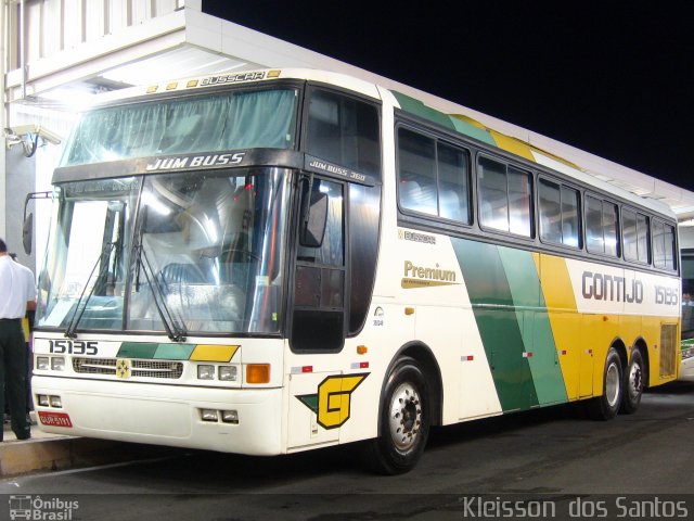 Empresa Gontijo de Transportes 15135 na cidade de Belo Horizonte, Minas Gerais, Brasil, por Kleisson  dos Santos. ID da foto: 1515682.