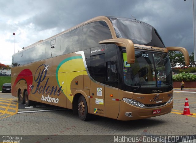 Poloni Turismo 3100 na cidade de Goiânia, Goiás, Brasil, por Vicente Pinto Moreira. Número da foto: #1514824.