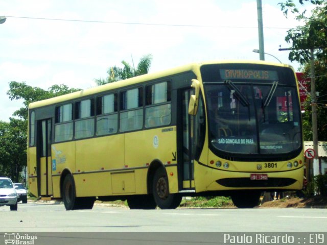 Exdil - Expresso Divinopolitano 4801 na cidade de Divinópolis, Minas Gerais, Brasil, por Paulo Ricardo. ID da foto: 1515832.