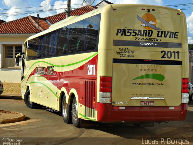 Viação Pássaro Livre 2011 na cidade de Araxá, Minas Gerais, Brasil, por Lucas Borges . ID da foto: 1515928.