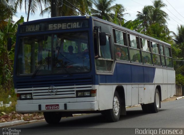 Ônibus Particulares 6543 na cidade de São Miguel dos Milagres, Alagoas, Brasil, por Rodrigo Fonseca. ID da foto: 1515654.