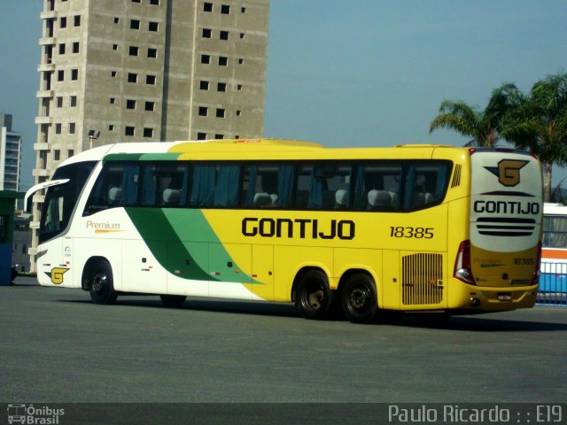 Empresa Gontijo de Transportes 18385 na cidade de Nova Serrana, Minas Gerais, Brasil, por Paulo Ricardo. Número da foto: #1515837.