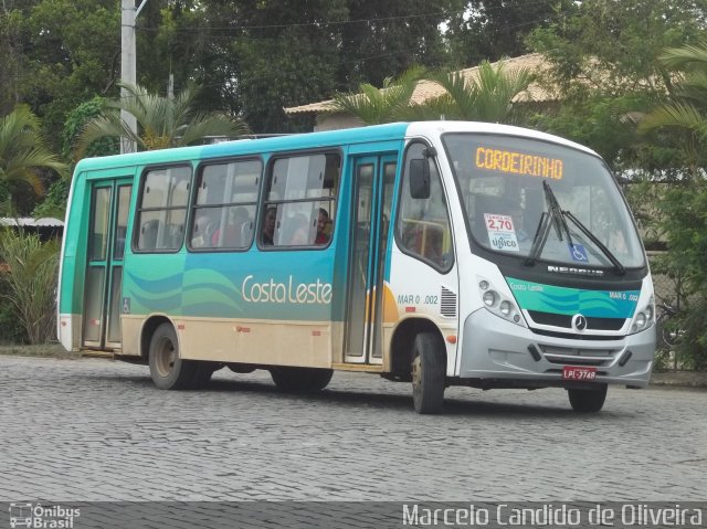 Costa Leste Maricá Transportadora Turística MAR 0 .002 na cidade de Maricá, Rio de Janeiro, Brasil, por Marcelo Candido de Oliveira. Número da foto: #1515489.