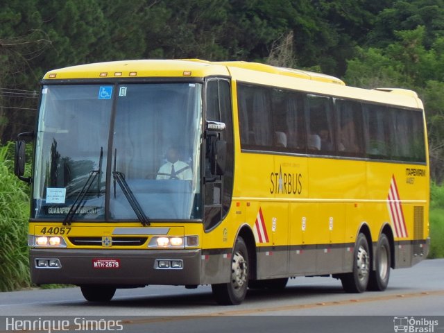 Viação Itapemirim 44057 na cidade de Sabará, Minas Gerais, Brasil, por Henrique Simões. ID da foto: 1516771.