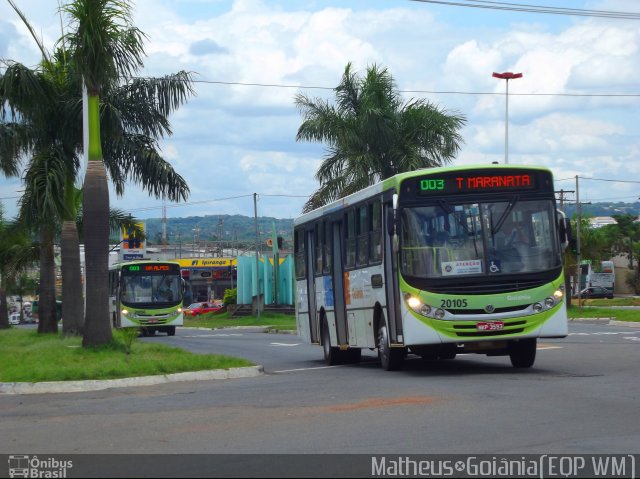 HP Transportes Coletivos 20105 na cidade de Goiânia, Goiás, Brasil, por Vicente Pinto Moreira. Número da foto: #1514819.