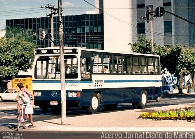 HP Transportes Coletivos 2830 na cidade de Goiânia, Goiás, Brasil, por Carlos Júnior. ID da foto: 1515817.