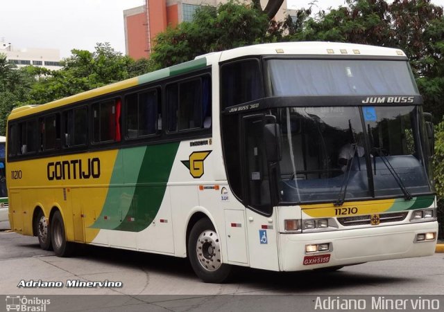 Empresa Gontijo de Transportes 11210 na cidade de São Paulo, São Paulo, Brasil, por Adriano Minervino. ID da foto: 1516655.