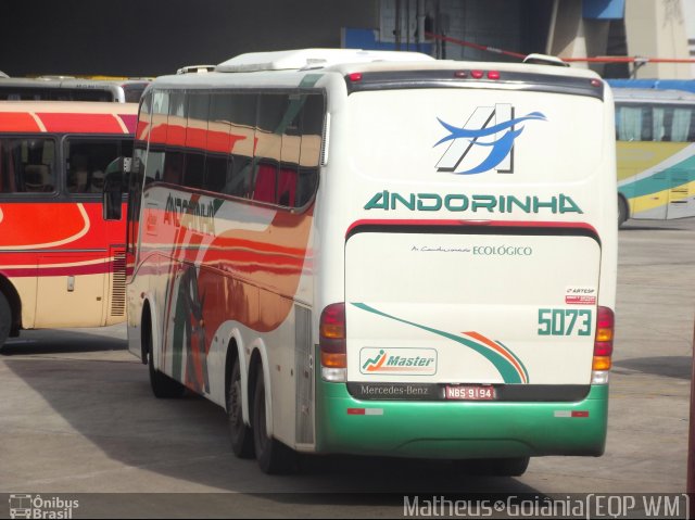 Empresa de Transportes Andorinha 5073 na cidade de Goiânia, Goiás, Brasil, por Vicente Pinto Moreira. ID da foto: 1515623.