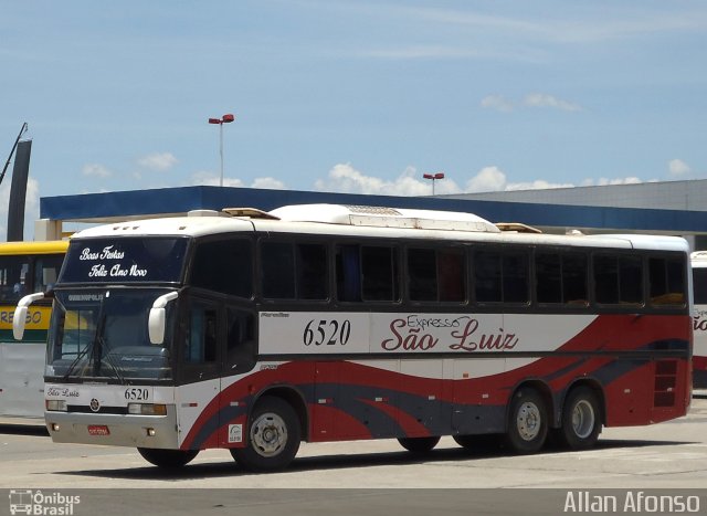 Expresso São Luiz 6520 na cidade de Goiânia, Goiás, Brasil, por Allan Afonso. Número da foto: #1514707.
