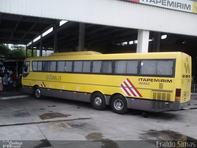 Viação Itapemirim 40453 na cidade de Rio de Janeiro, Rio de Janeiro, Brasil, por Eraldo Simas. Número da foto: #1514650.
