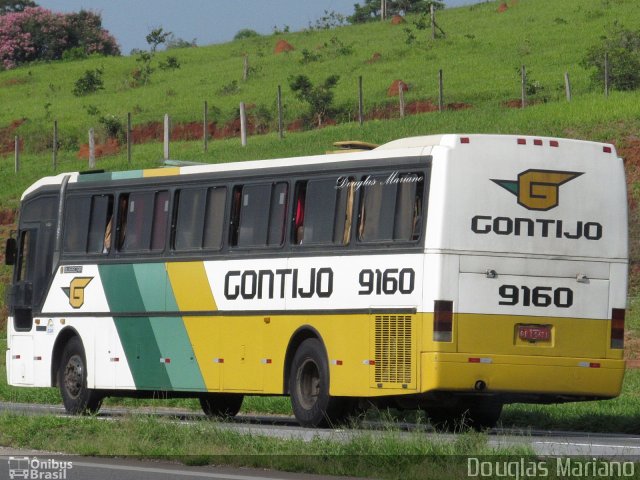 Empresa Gontijo de Transportes 9160 na cidade de Três Corações, Minas Gerais, Brasil, por Douglas Mariano. ID da foto: 1515250.