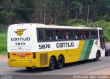 Empresa Gontijo de Transportes 5870 na cidade de Sabará, Minas Gerais, Brasil, por Kleisson  dos Santos. Número da foto: #1516608.